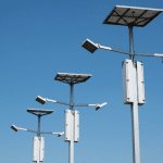 How do solar street lights work