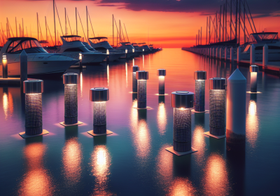 Solar Bollards for Jetties, Boat Ramps, Pontoons and Marinas