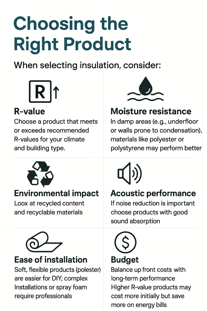 How to choose the right product to insulate your home